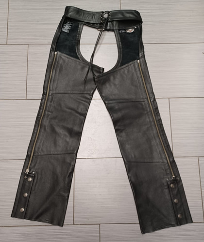 Harley davidson chaps black - harley,