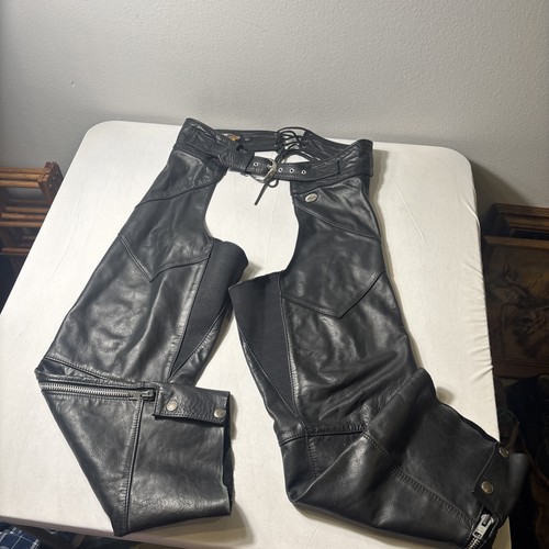 Harley davidson black leather - black,